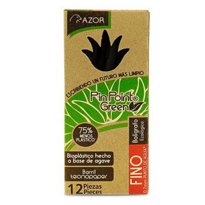 BOLIGRAFO AZOR NEGRO 0.7MM 12U (ECOLOGICO) BOLIGRAFO AZOR NEGRO 0.7MM 12U (ECOLOGICO)