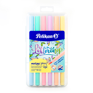 MARCADORES PELIKAN MARKANA PASTEL 24U (PUNTA PINCEL) MARCADORES PELIKAN MARKANA PASTEL 24U (PUNTA PINCEL)