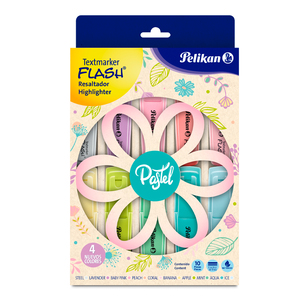 MARCATEXTO PELIKAN FLASH PASTEL 10U