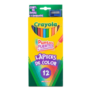 LAPICES DE COLOR CRAYOLA MADERA 12U