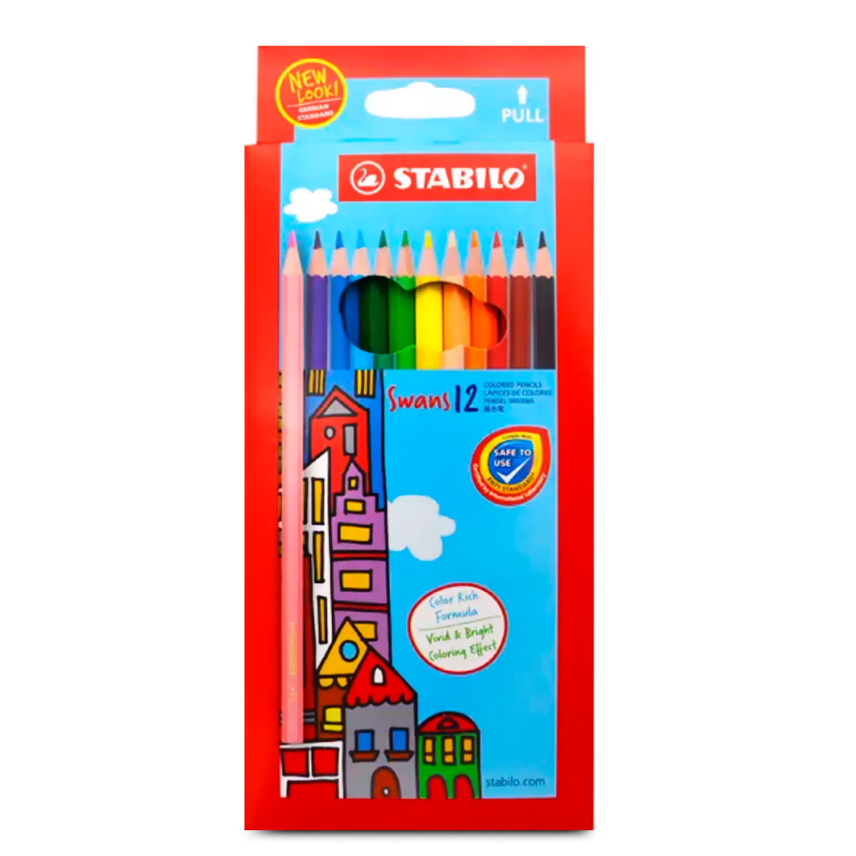 LAPICES DE COLOR STABILO EXAGONAL 12U