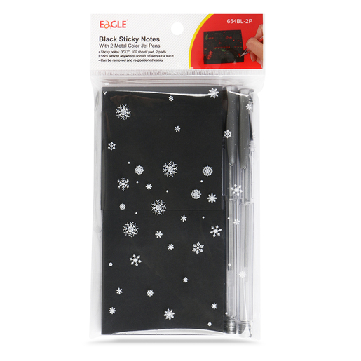 BLOCK DE HOJAS EAGLE NEGRO + LAPICERO COLOR 3PXP3 100H 2U
