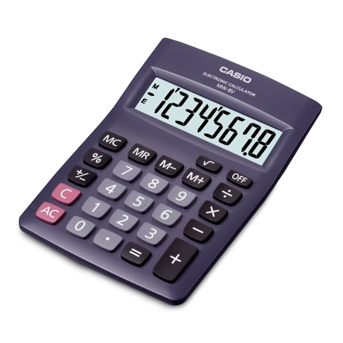 CALCULADORA CASIO  MW-8V-BK