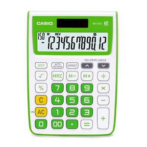 CALCULADORA DE MESA MJ-12VCB-GN CASIO