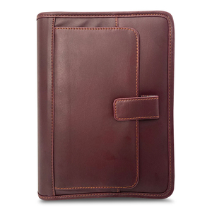 PADFOLIO VINO 3 ARILLOS CON BROCHE (TAMAÑO ESQUELA)