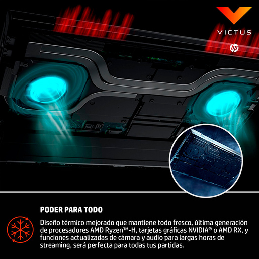LAPTOP HP VICTUS 15-FB0100LA (R5,8GB,256GB SSD) | Office Depot Panamá