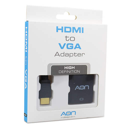ADAPT HDMI A HEMBRA VGA MARCA AON