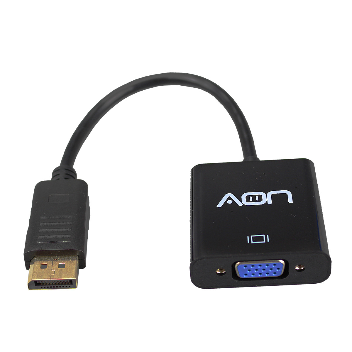 Adaptador De DisplayPort (DP) Macho A VGA Hembra - Convierte Señal Para Monitores Antiguos