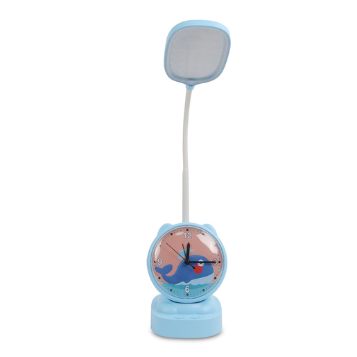 LAMPARA DE ESCRITORIO CON RELOJ PARA NINO MODUTEC