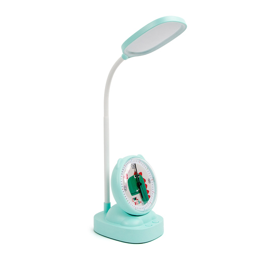 LAMPARA DE ESCRITORIO CON RELOJ PARA NINO MODUTEC