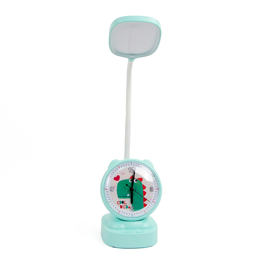 LAMPARA DE ESCRITORIO CON RELOJ PARA NINO MODUTEC