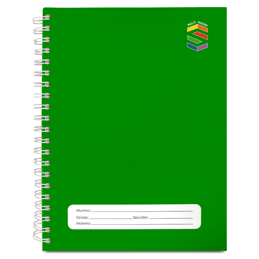 CUADERNO MULTIMATERIAS 160H (4 LINEA + 1 CUADRO GRANDE)
