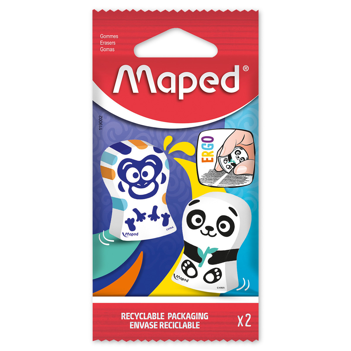 BORRADOR MAPED ERGO FUN 2U