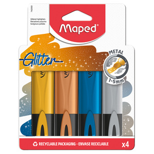 MARCATEXTOS MAPED METALICOS 4U