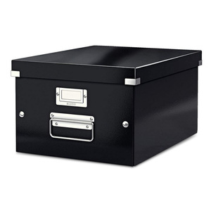 CAJA LEITZ PLEGABLE MEDIANA NEGRO CAJA LEITZ PLEGABLE MEDIANA NEGRO