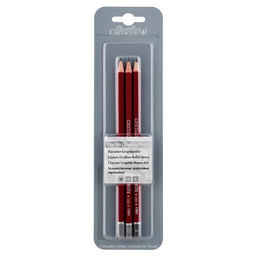 LAPICES FINE ART 3U(2.8 MM DE GROSOR, H + HB + B)