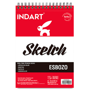 ALBUM INDART PARA SKETCH A4 100H (MEDIDAS 21x29.7CM, 90G) ALBUM INDART PARA SKETCH A4 100H (MEDIDAS 21x29.7CM, 90G)