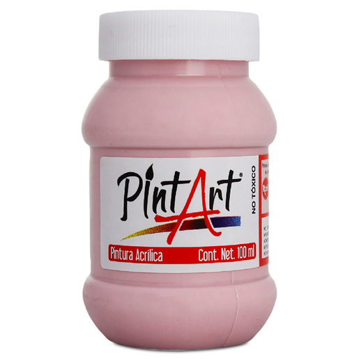PINTURA ACRILICA BASE AGUA 309 ROSA PASTEL BOTE 100ML