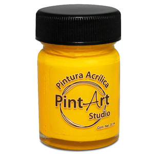 PINTURA ACRILICA PINTART STUDIO 203 AMA. CADMIO OB. 100ML PINTURA ACRILICA PINTART STUDIO 203 AMA. CADMIO OB. 100ML