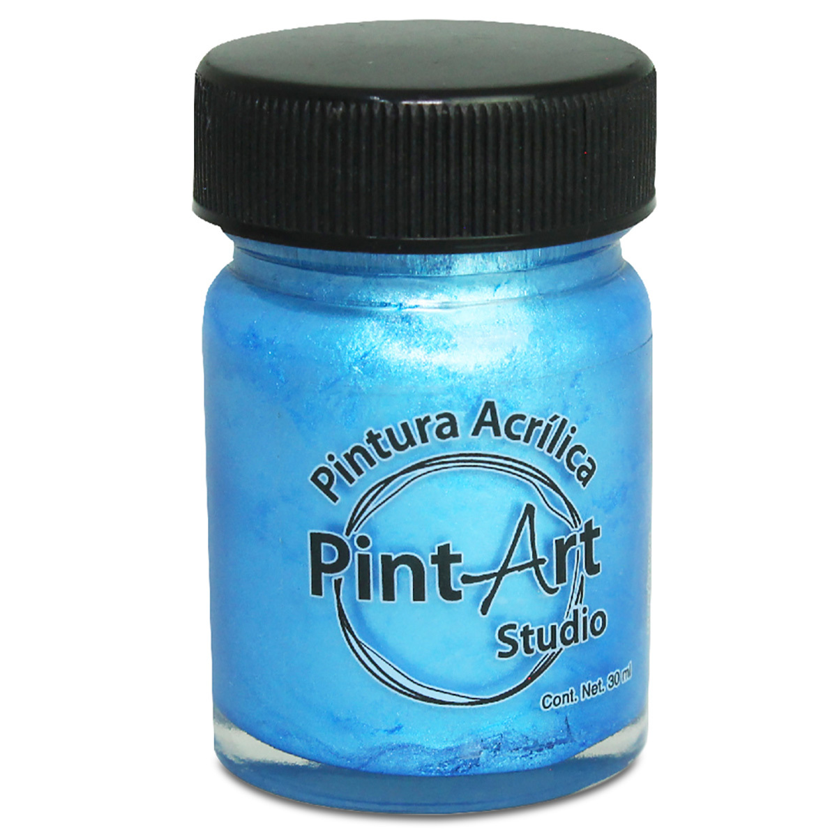 PINTURA METALICA PINTART STUDIO VIDRIO 828 AZUL 30ML