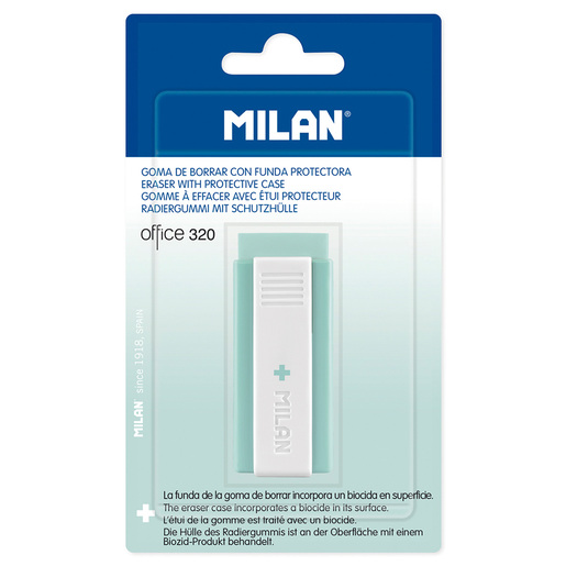 BORRADOR MILAN CON FUNDA TURQUESA 1U