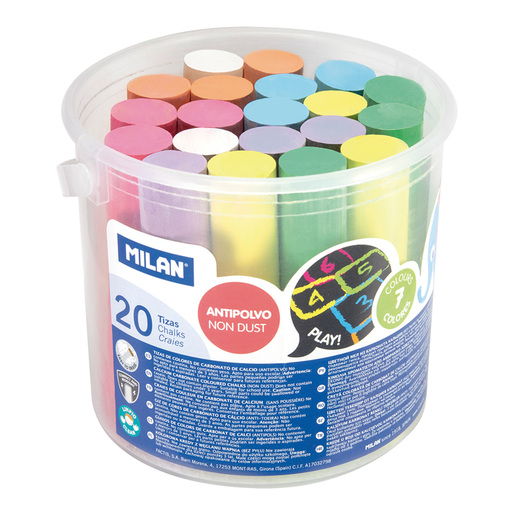 YESOS MILAN MAXI COLORES CARBONATADO 20U