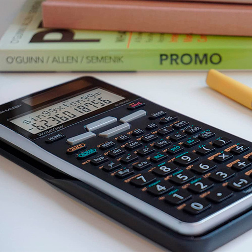 CALCULADORA SHARP CIENTIFICA, COLOR NEGRO EL-531TGBBW