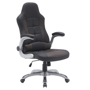 SILLA GERENCIAL PREMIUM DE PU NEGRO CON CAFE SILLA GERENCIAL PREMIUM DE PU NEGRO CON CAFE