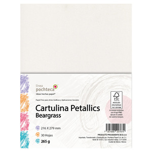 CARTULINA CARTA PETALLICS BEARGR 265GR 30H