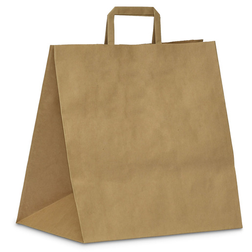 BOLSA CON ASA KRAFT (MEDIDA 34 X 35 X 23 CM)