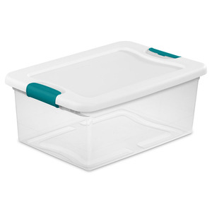CAJA PLASTICA 14 LITROS TAPA BLANCA STERILITE CAJA PLASTICA 14 LITROS TAPA BLANCA STERILITE