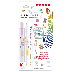 MARCADOR ZEBRA MILDLINER DOBLE PUNTA PET IT 3U