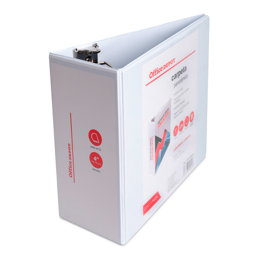 CARPETA, 3 ARILLOS EN  D , TAMANO CARTA, 4.0 PULG