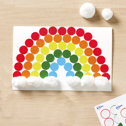 ETIQUETAS DE CÓDIGOS DE COLOR VARIOS COLORES LÁSER/INKJET 1.9 CM PAQ 1008