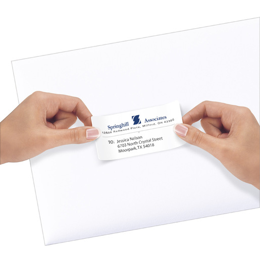 ETIQUETA BLANCA REPOSICIONABLE 5.1 X 10.2 CM INKJET PAQ 250