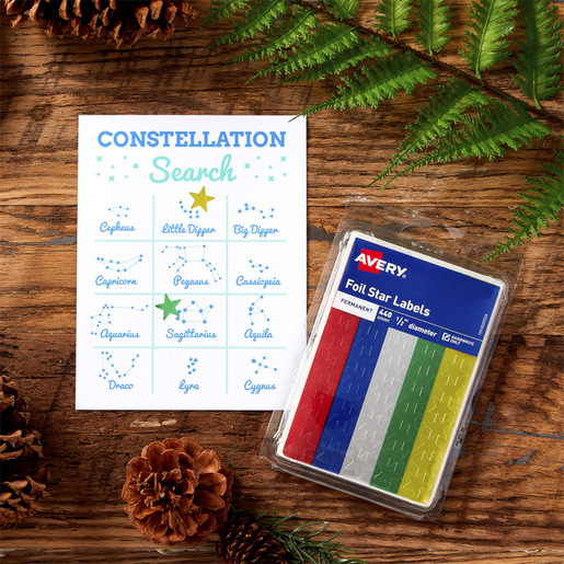 ESTRELLAS VARIOS COLORES METÁLICOS PAQ 440