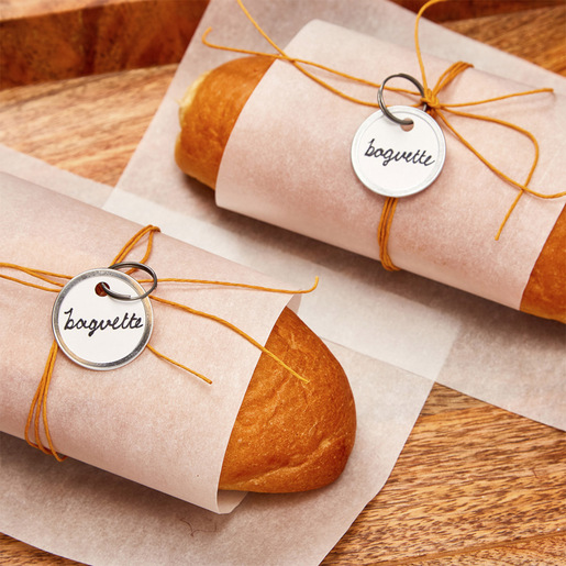 IDENTIFICADORES PARA LLAVES ARILLO METÁLICO BLANCO 3,2CM PAQ 50