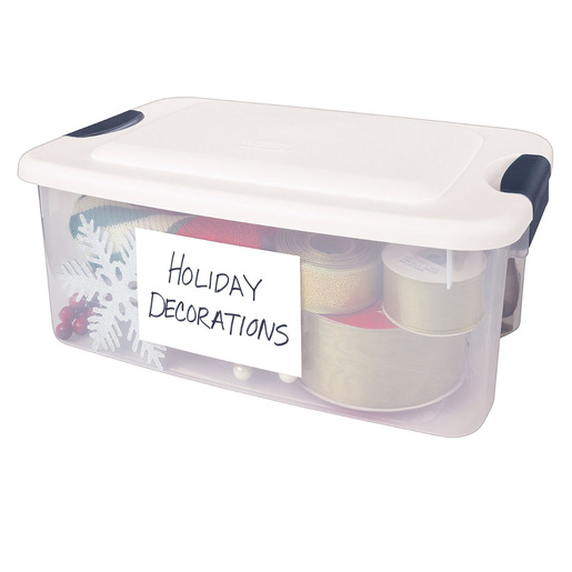 ETIQUETA RECT 4x6  BLANCO C/32