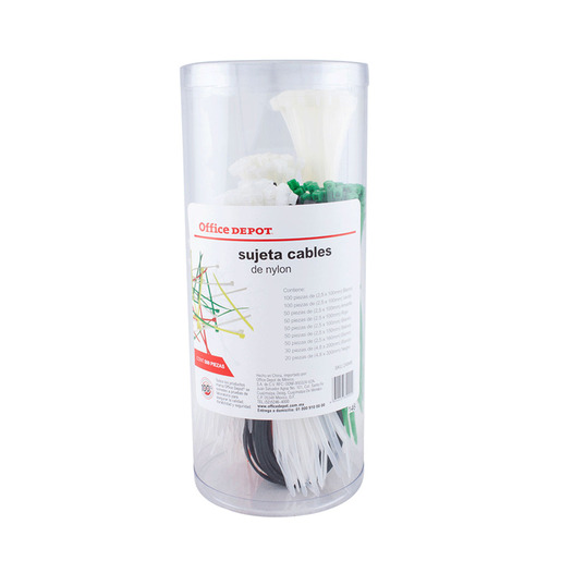 PAQUETE CON 500 AMARRES DIF. MEDIDAS (NYLON)