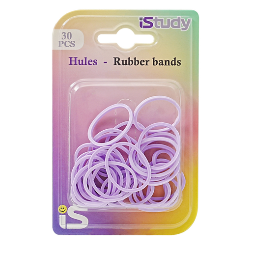 HULES ISTUDY PEQUENOS 30U COLORES PASTEL (VERDE MENTA / MORADO / ROSADO)
