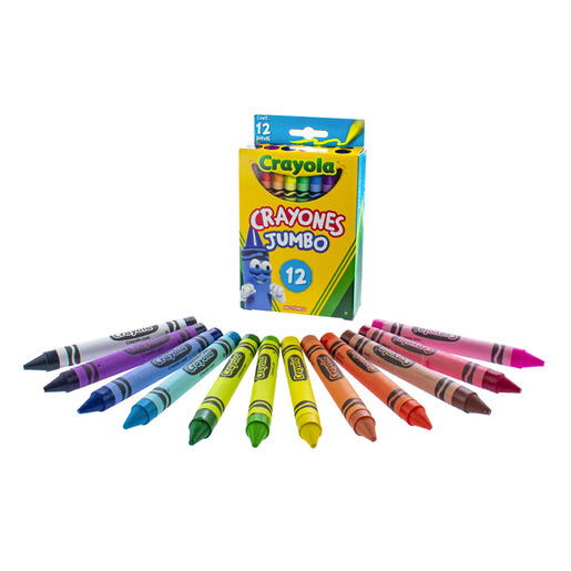 CRAYONES JUMBO CRAYOLA CAJA C/12