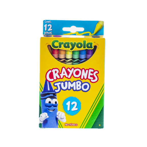 CRAYONES JUMBO CRAYOLA CAJA C/12