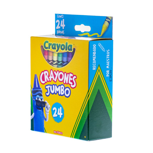 CRAYONES CRAYOLA JUMBO CAJA 24U