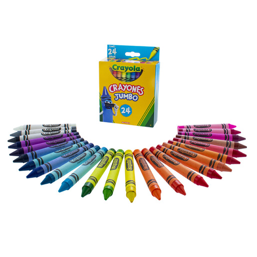 CRAYONES CRAYOLA JUMBO CAJA 24U