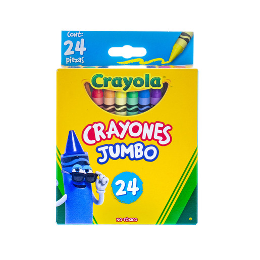 CRAYONES CRAYOLA JUMBO CAJA 24U
