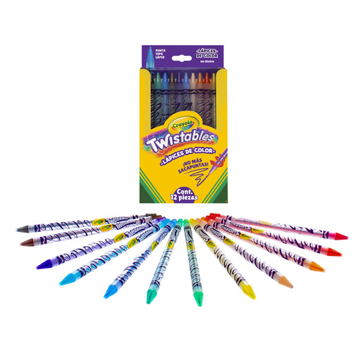 LAPICES DE COLOR CRAYOLA TWISTABLES 12U