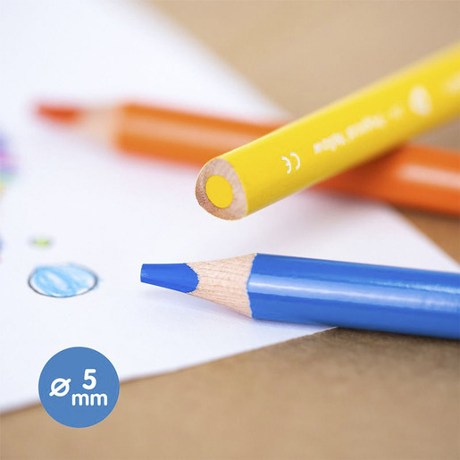 LAPICES DE COLOR MILAN TRIANGULARES 12U