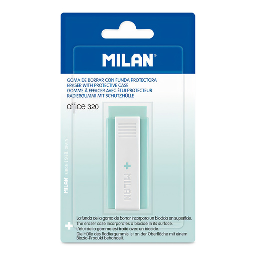 BORRADOR MILAN CON FUNDA TURQUESA 1U