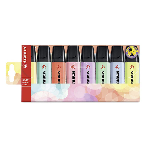 RESALTADOR STABILO BOSS PASTEL 8U
