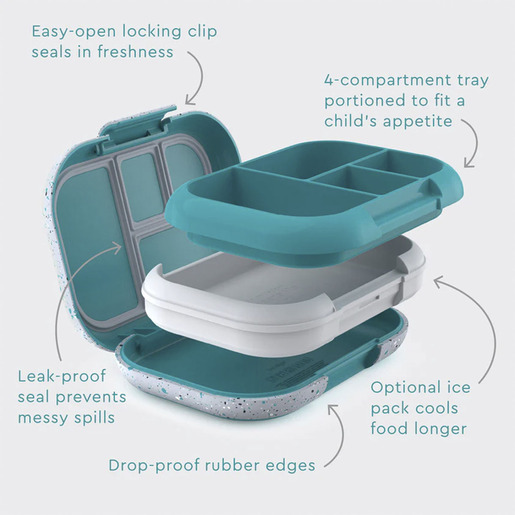 BENTGO KIDS CHILL - TRULY TEAL SPECKLE